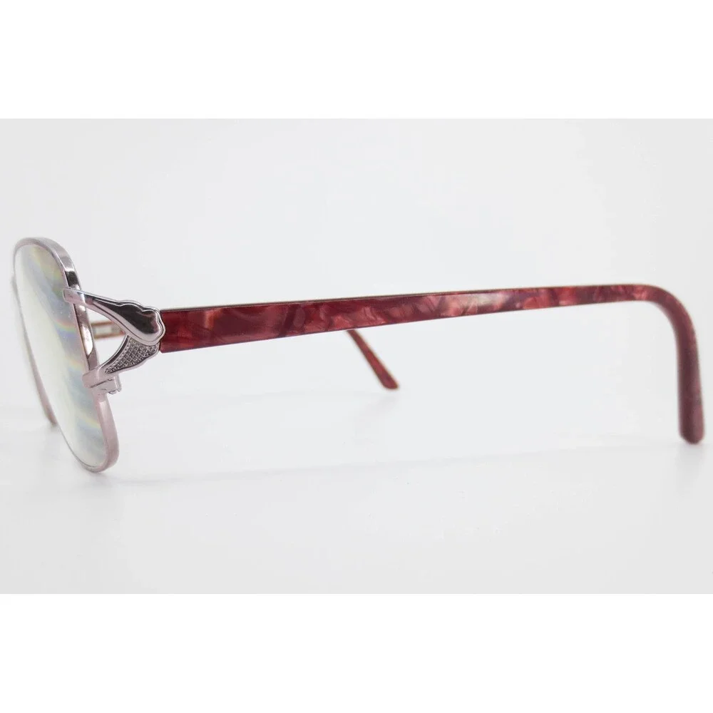 Sferoflex 2572 489 Lavender Purple Burgundy Marbled Eyeglasses Frames 52-16-135